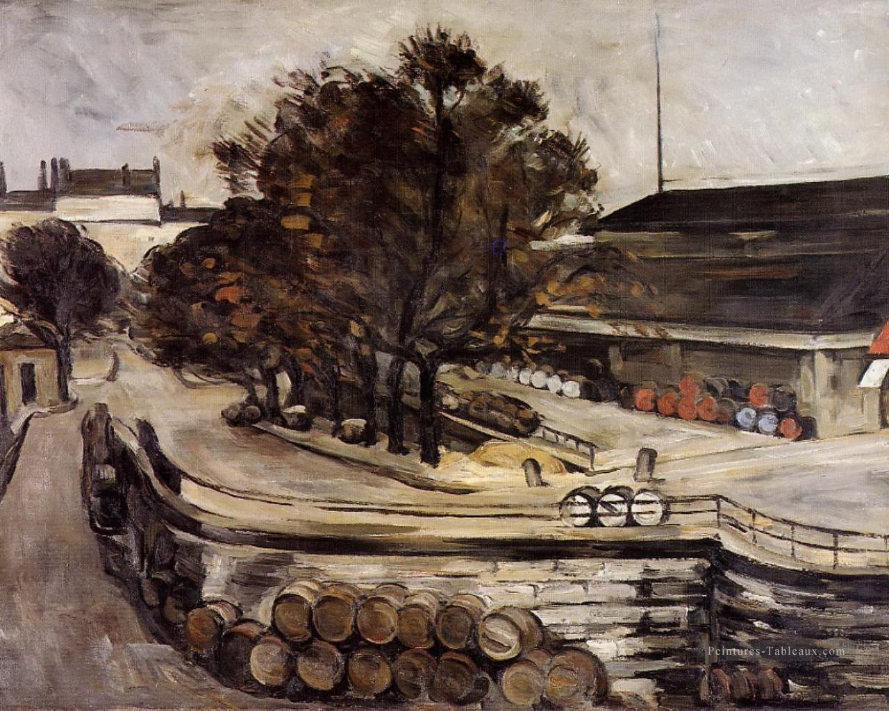 La Halle aux Vins vue depuis la rue de Jussieu Paul Cézanne Peintures à l'huile